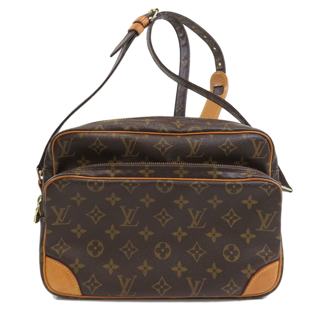 Louis Vuitton Nile Monogram Shoulder Bag Monogram Canvas